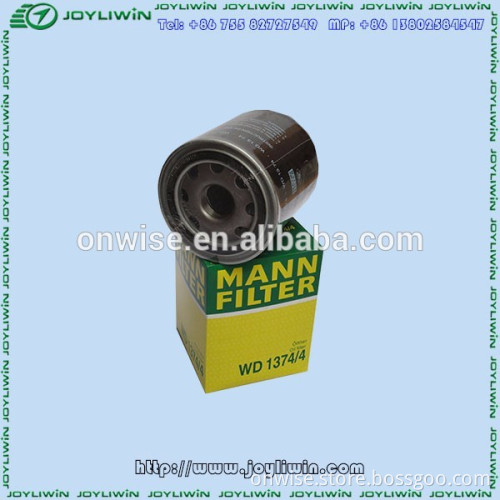 Top-quality manufacture OEM oil filter for MANN air compressor WD1374/4